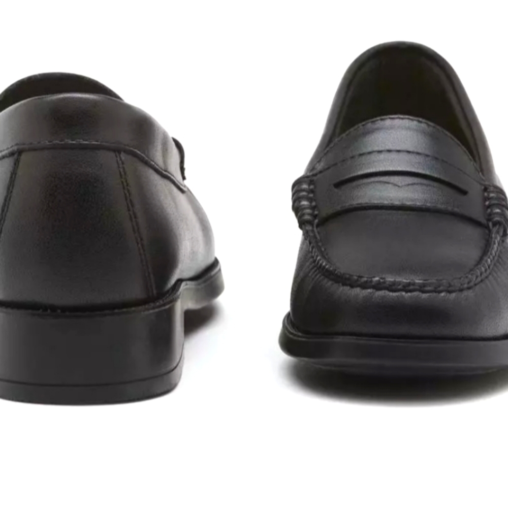 G.H. Bass & Co. Black Leather Loafers